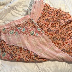 beautiful free people skirt, size 0 (or small)